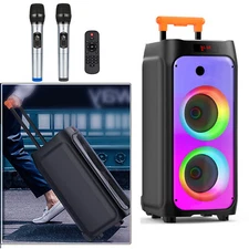 JYX Loud Speaker Wireless Bluetooth Subwoofer Karaoke Machine Party Essentials