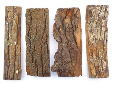 4 Tree bark pieces for floristry, model making diorama. texture rock effect 1931