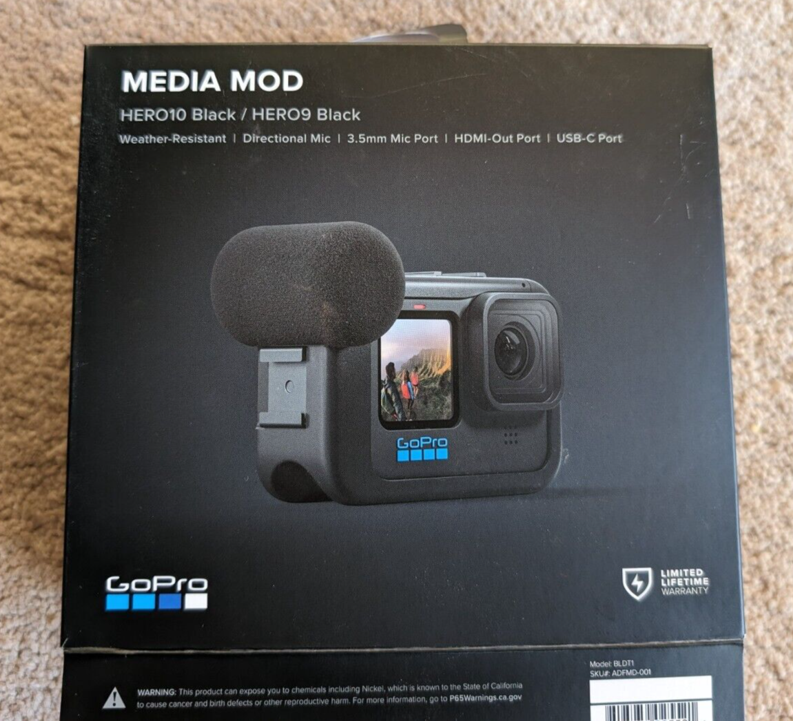 GoPro ‎ADFMD-001 Media Mod For HERO10 Black/HERO9 Black 818279025521 | eBay