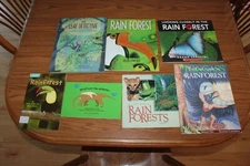 7 Rain Forest Picture Books Lot Anteater Leaf Detective