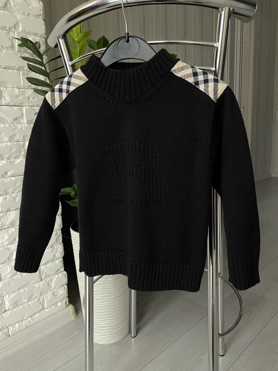 Burberry Kids Sweater Big Logo , Size 4Y 104 CM | eBay