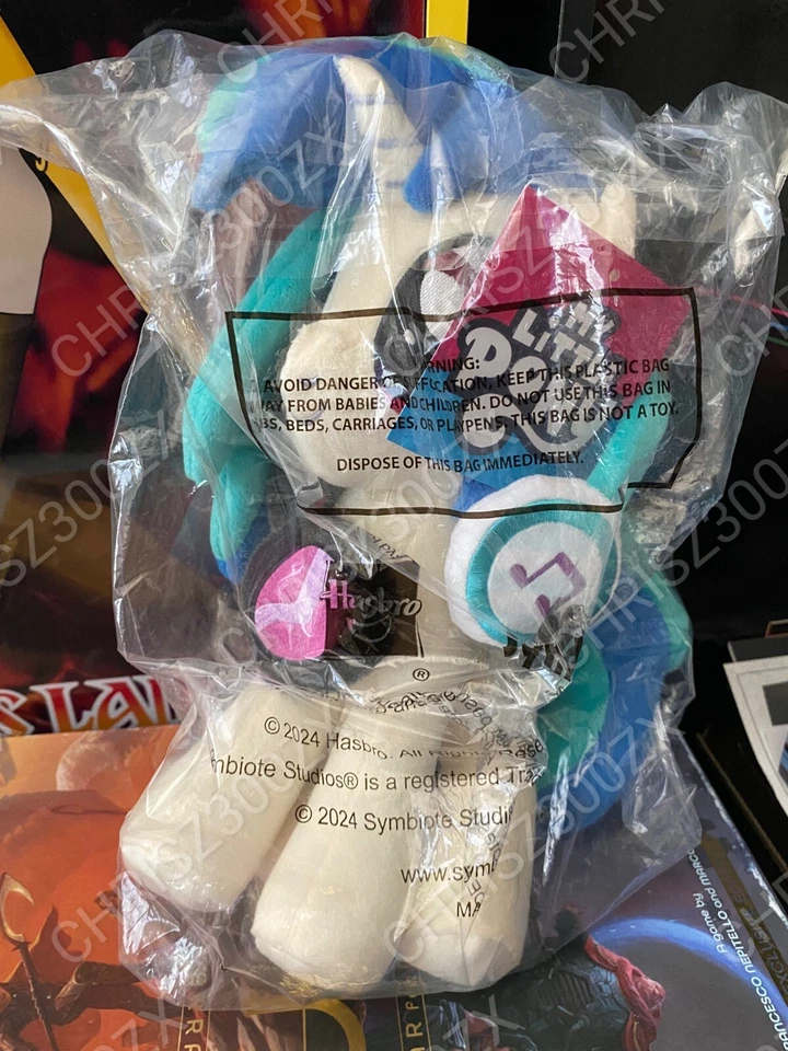 Hasbro My Little Pony DJ Pon-3 Vinyl Scratch Plush Plushie Figure 2024 Official - Image 2 of 4