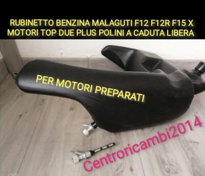 COMPATIBILE MALAGUTI F12 F15 F12R CIAK PIAGGIO GILERA RUBINETTO BENZINA MALAGUTI F12 F12R F15 MOTORI TOP DUE PLUS POLINI A CADUTA LIBE