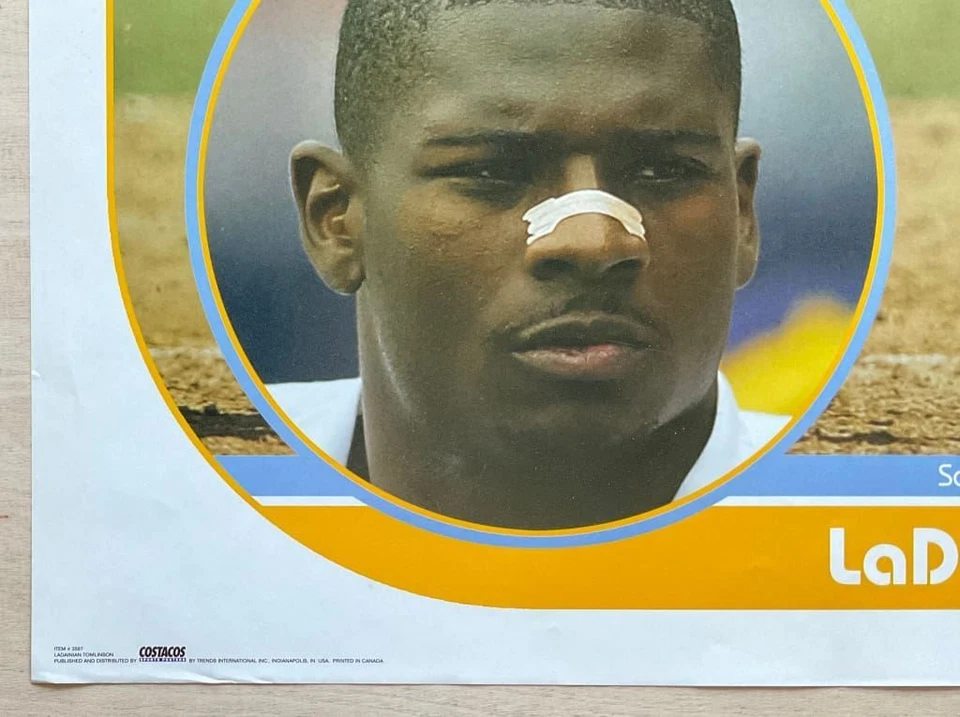 LaDainian Tomlinson 圣地亚哥充电器 2004 年 NFL 官方海报 22.5 x 34 — 第 4/4 张图片