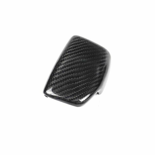 Real Carbon Fiber Gear Shift Knob Cover Trim Fit For Audi A4 S4 B9 2016-2018 - Picture 3 of 12