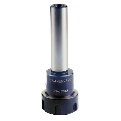 NEW 3/4'' STRAIGHT SHANK ER25 COLLET CHUCK TOOL HOLDR GAGE LENGTH 4.0'' USA SELL