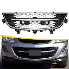 For Mazda CX-9 2010 2011 2012 Front Bumper Lower Grille w/Chrome Molding Grill
