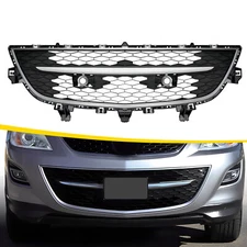 For Mazda CX-9 2010 2011 2012 Front Bumper Lower Grille w/Chrome Molding Grill