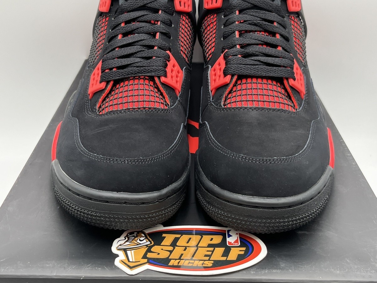 New Air Jordan 4 Red Thunder Size 13 2022 Size 13 Rare Retro