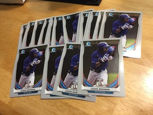 25-2014-BOWMAN-CHROME-LEWIS-BRINSON-ROOKIE-CARD-LOT-OF-25-QTY-AVAIL
