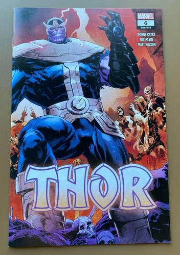 Marvel THOR #6 NM -  2nd PRINT BLACK WINTER INFINITY THANOS DONNY CATES - GEMINI