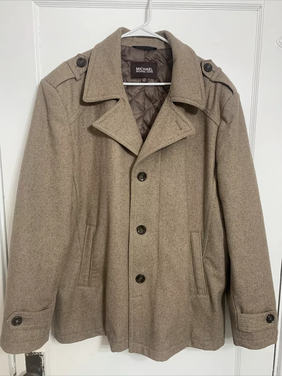 Michael kors wool field coat deals