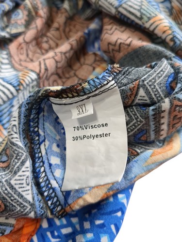 Eishopeer Geometric/Patchwork Kurzarm Kurzarm Kurzarm. Leichtes Herren 3XL - Bild 8 von 8