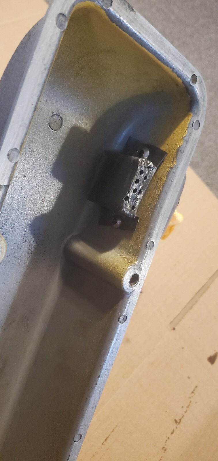 Vintage Cal Custom 402000 Small Block Chevy Valve Covers W/ Mooneyes