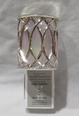 Bath & Body Works Wallflower Scent Control Lighted Plug IRIDESCENT FLUTED GOLD