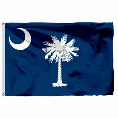 3X5 South Carolina Flag 3'x5' State of SC Banner Flag FAST SHIP by SC Seller