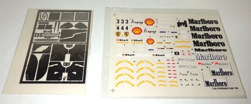 Studio 27 Ferrari F300 BS TEST in SUZUKA 1998 1/20 scale resin kit unassembled - Picture 21 of 24
