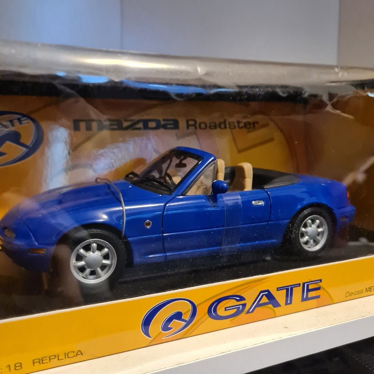 Gate Model Car Mazda Mx-5 Mx5 Miata Eunos Mariner Blue 1/18