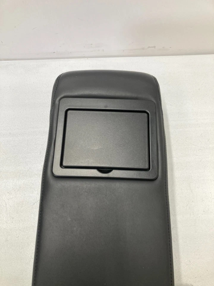 08-12 Infiniti EX35 Rear Center Console Armrest W/ Cup Holder OEM Black - Image 3 of 4