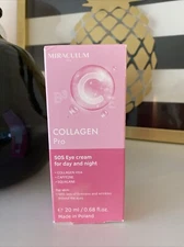 Miraculum Collagen Pro SOS Eye Cream Day Night Anti Wrinkle Firming .68 fl oz
