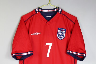 ENGLAND NATIONAL TEAM 2002/2004 AWAY REVERSIBLE SHIRT JERSEY UMBRO