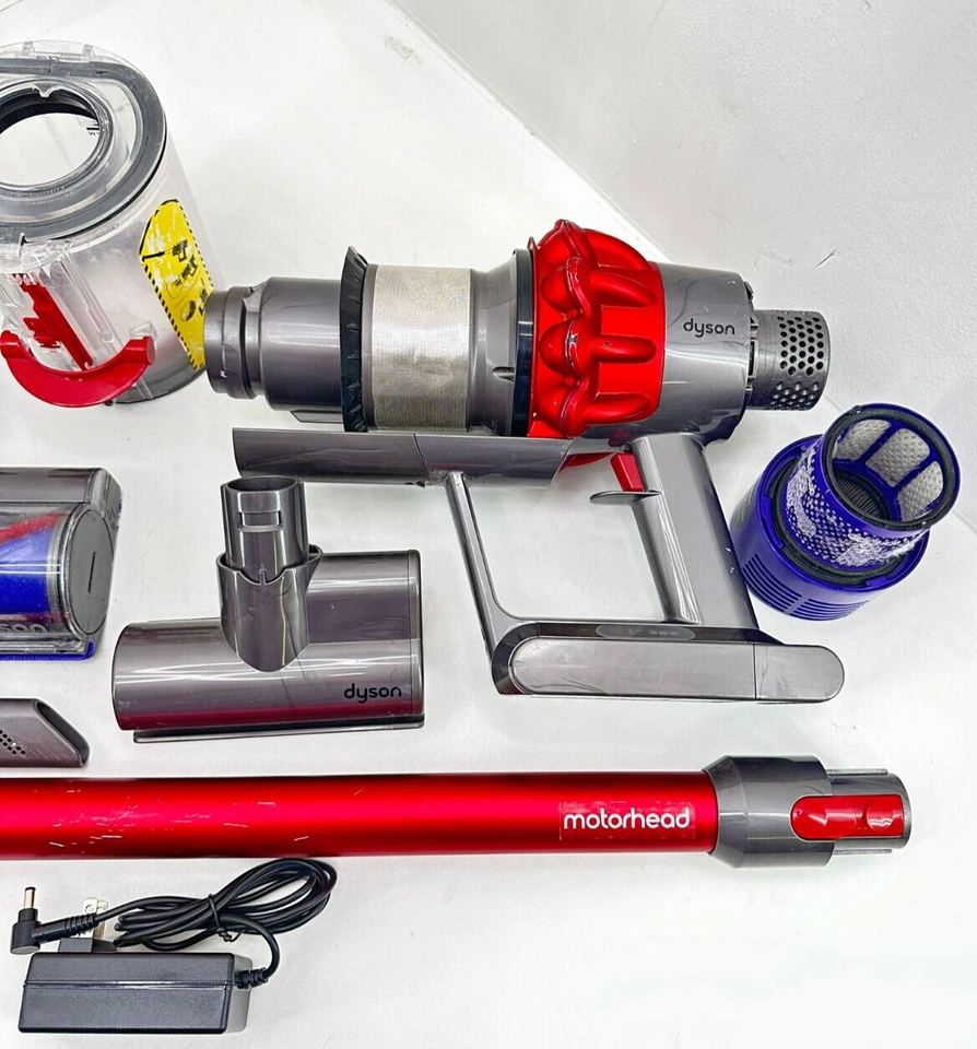 Dyson V10 Motorhead Cordless Vacuum Cleaner Red 0090 eBay