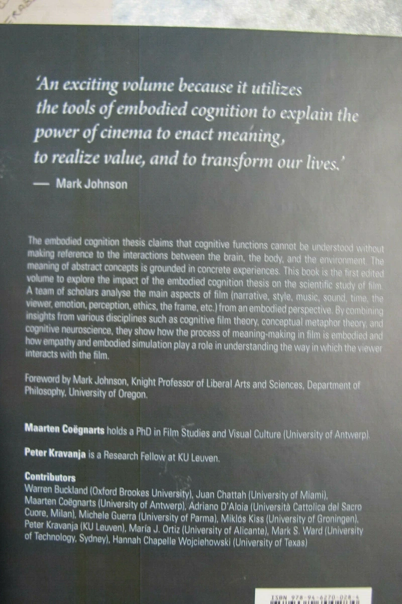 Embodied cognition and cinema sale