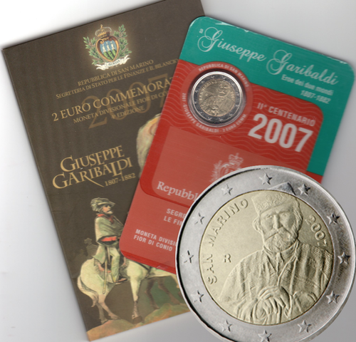 San Marino 2 Euro Commemorativi dal 2004 al 2025 FDC in Folder - 第 5/33 張圖片