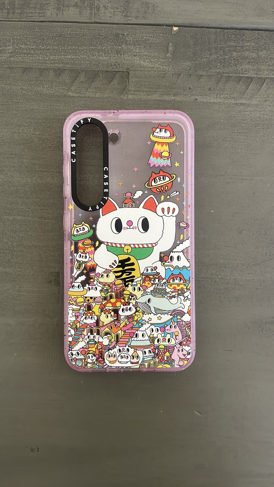 casetify Samsung S23 case fortune cat used