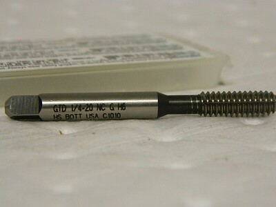 GTD 1/4-20 UNC H6 Thread Limit Bottoming Thread Forming Tap Qty 4 17243 ...