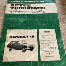 Revue technique Renault R16