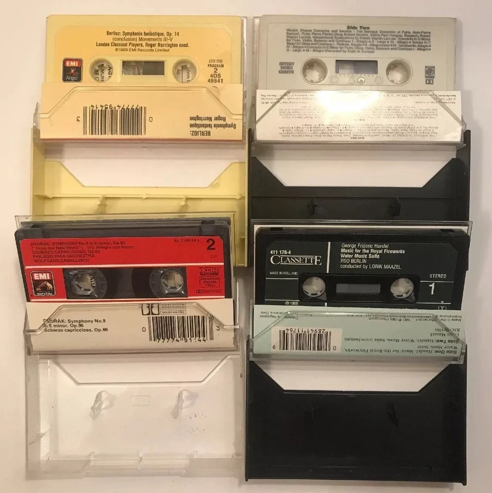 Лот из 10 классических лент Моцарт Гендель Дебюсси Вивальди Рахманинов Бетховен ПРОТЕСТИРОВАН - Изображение 4 из 4