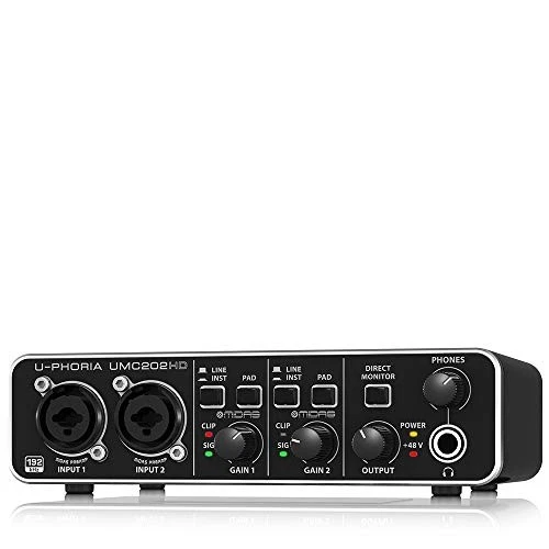 UMC202HD Audiophile 2x2, 24-Bit/192 kHz USB Audio Interface with Midas - Image 4 of 4