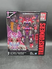 Transformers Titans Return Sovereign & Alpha Trion Triple Changer Voyager 