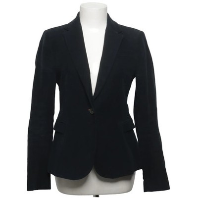 Zara Basic, Blazer, Größe: M, Blau, Gepunktet, Samt, Damen #uU7