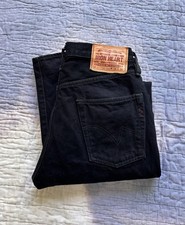 Iron Heart 6333s-14OD 14OZ Lightweight OVERDYED Jeans 32 x 36 Black Indigo