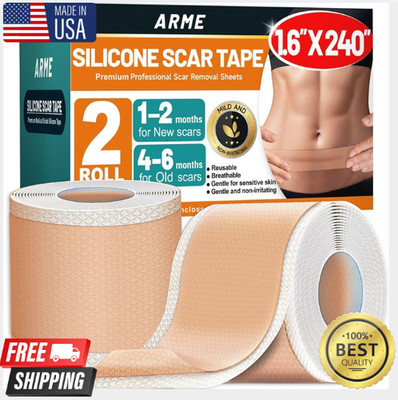 Medical Grade Silicone Scar Tape - 1.6 x150  - Visible Difference on Keloid &...