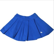 VTG Abercrombie  Fitch Womens Blue Micro Mini Skirt Sz Xs Y2K Coquette Preppy