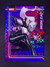 2026 Topps Chrome Marvel Comics Iron Cat #127 Purple X-Fractor /75