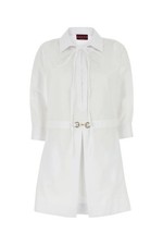 GUCCI White Poplin Shirt Dress New & Authentic