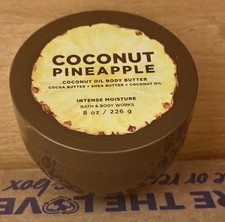 Brand New Bath And Body Works Coconut Pineapple Coconut Oil Body Butter Rare