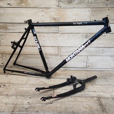 Set telaio sportivo KHS Montana anni 90 nero splatter 20" MTB USA True Temper