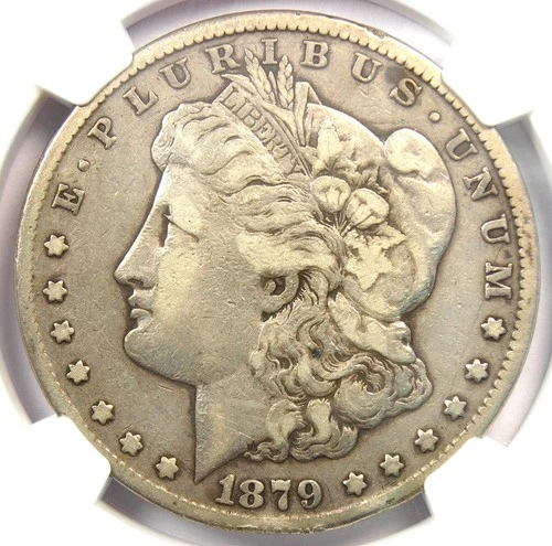 1879-CC Morgan Silver Dollar $1 Carson City Coin - Certified NGC VF Details