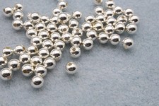 6mm 925 Sterling Silver Spacer Beads 31pcs 1.5mm Hole Round Jewelry Making