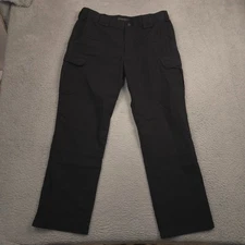 5.11 Tactical Men’s Cargo Pants 36x32 Black Ripstop Nylon Cotton Blend
