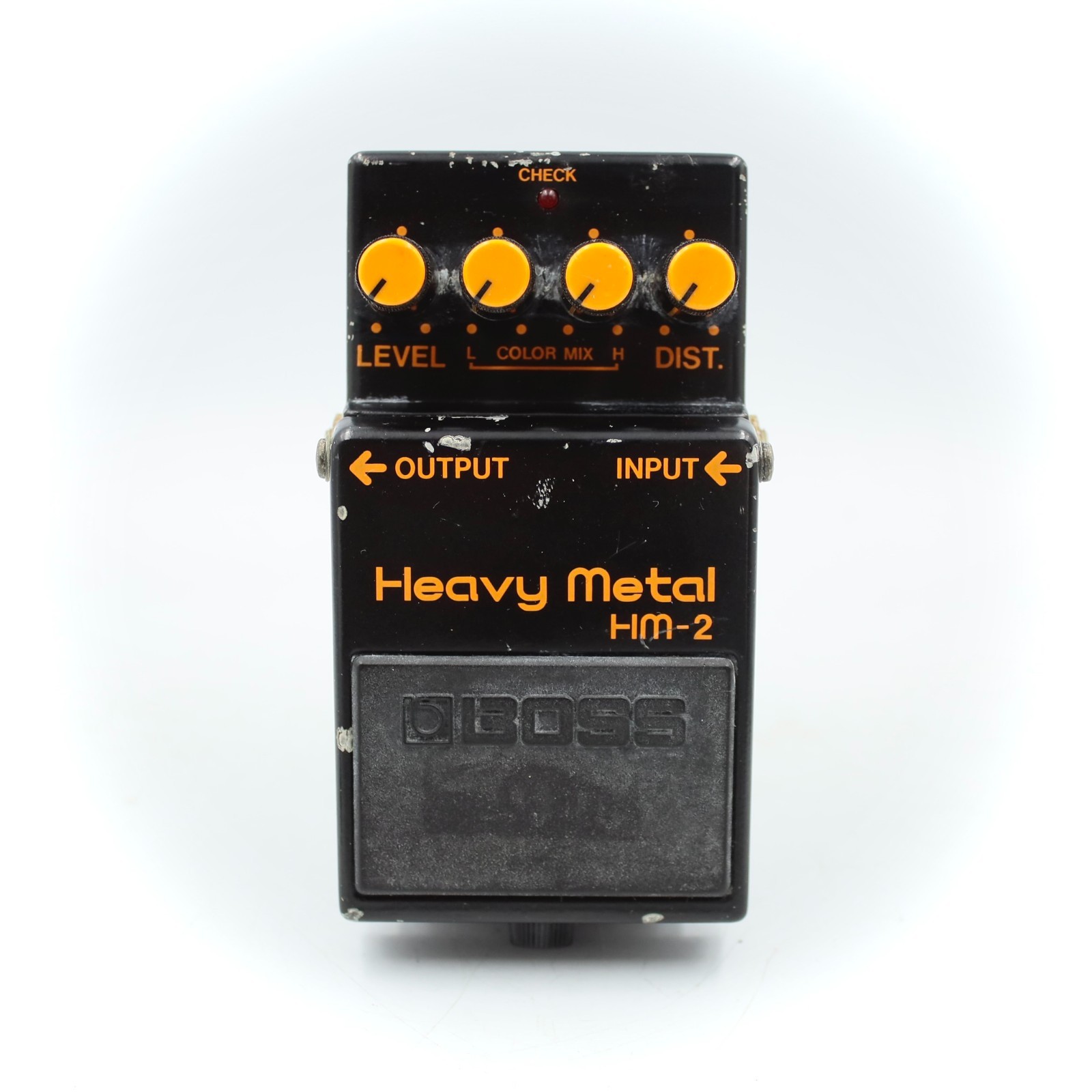 BOSS HM-2 Heavy Metal Distortion 1985 Made in Japan Guitar Effect Pedal 540500
