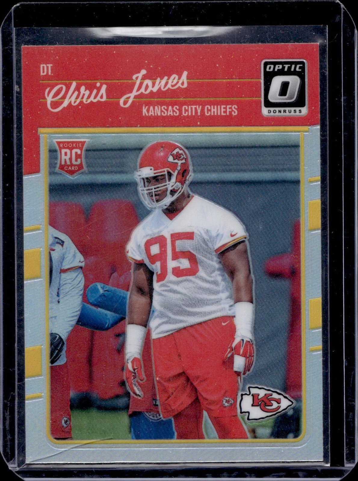 2016 Donruss Optic Chris Jones Holo Rookie Kansas City Chiefs 109