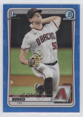 2020 Bowman Draft Chrome Blue Refractor 5/150 Liam Norris #BD-147 0he2