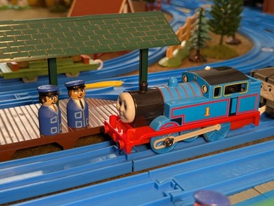 Custom Tomy/Trackmaster RC Thomas, Trucks, and Driver Figures