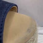 Manebi Platform Espadrilles Women's US9 EU39 Navy Blue Suede Slingback Wedges — photo 10